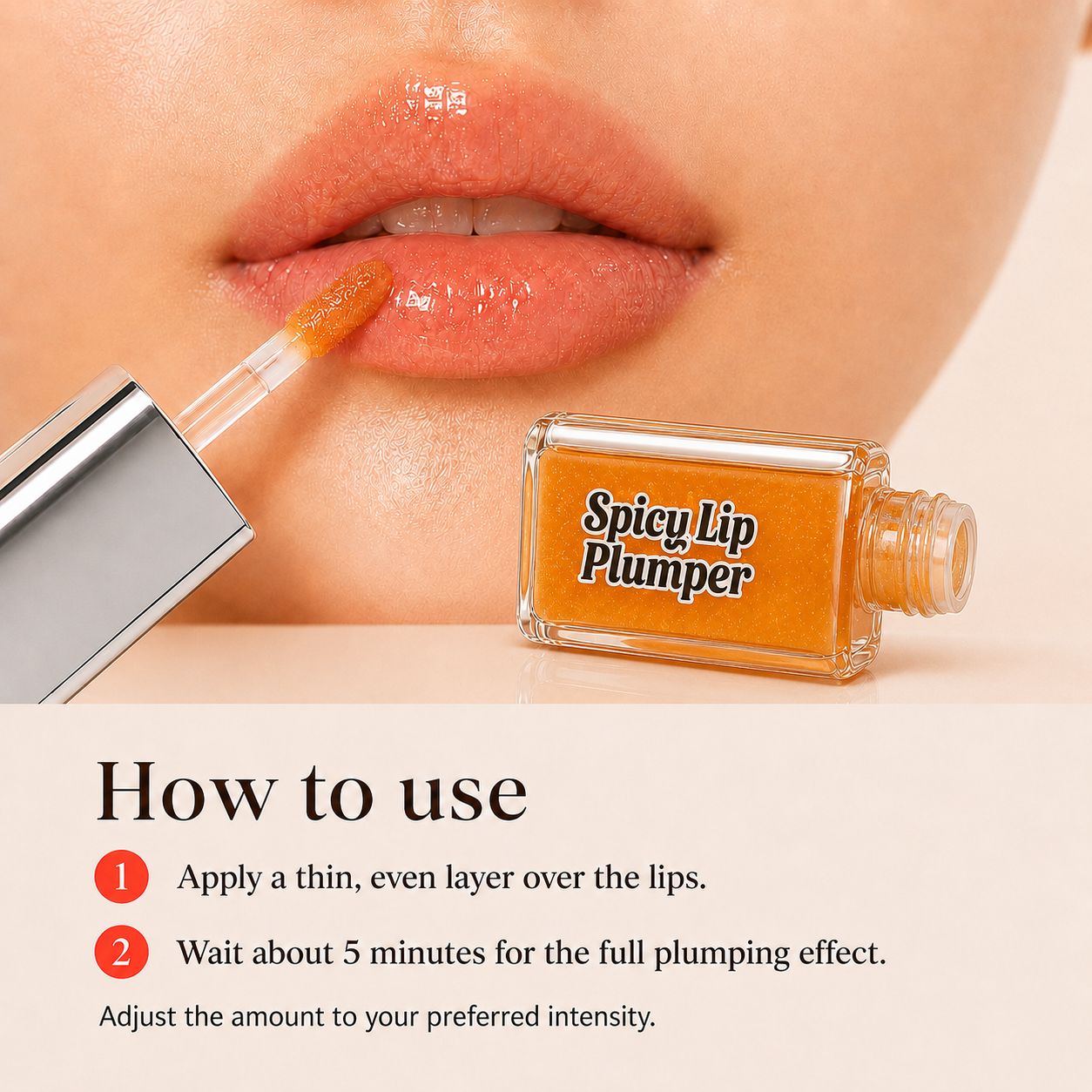 Spicy Lip Plumper — Fuller Lips in 5 Minutes